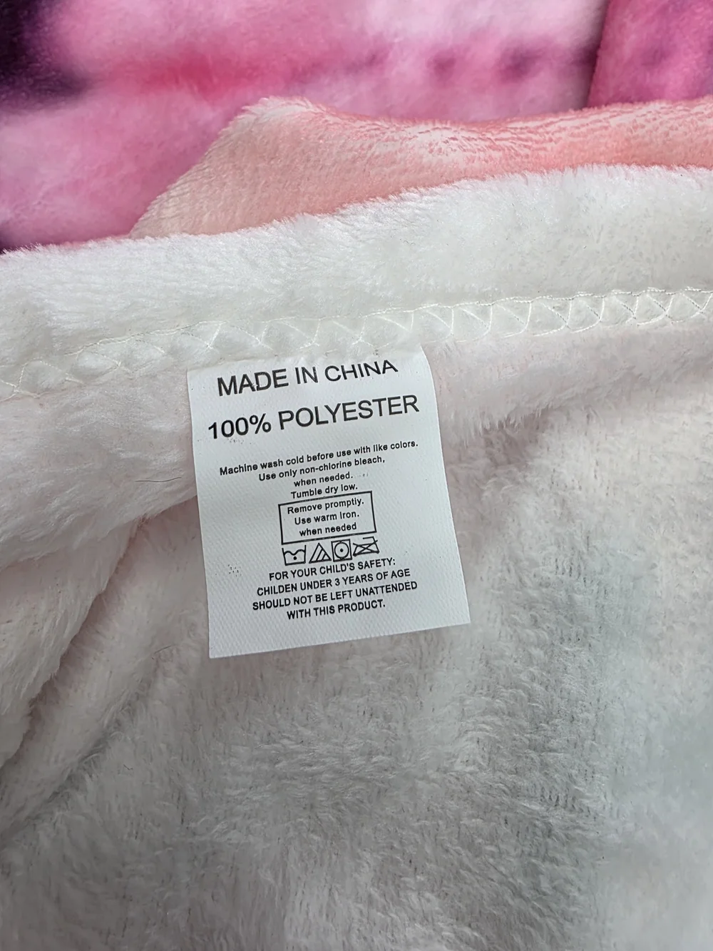 Pink Butterfly Granddaughter Fleece Throw Blanket - Sentimental Gift